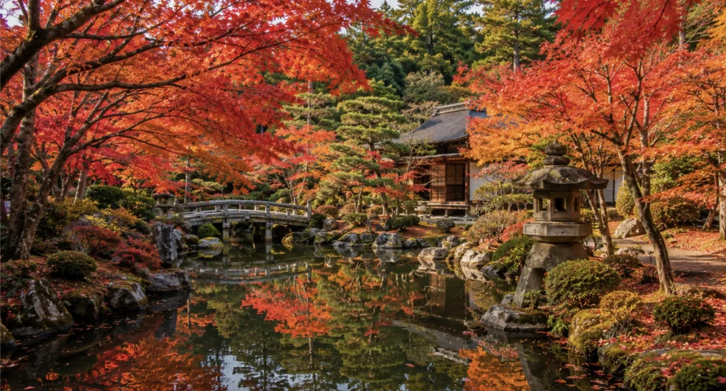 seasonal beauty japanese gardens